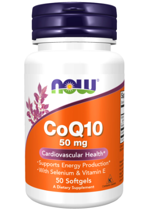 NOW COQ10 50MG 50VEG CAPSULE