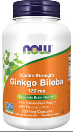 NOW GINKGO BILOBA 120MG 50VEG CAPSULE
