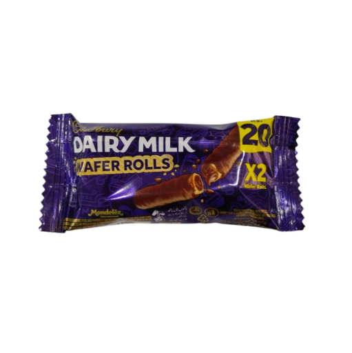 CADBURRY DAIRY MILK WAFER ROLLS RS-20 8GM