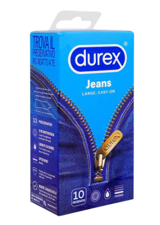 DUREX JEANS 10CONDOMS