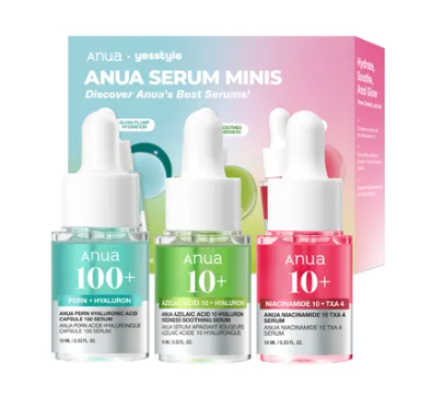 ANUA YESSTYLE SERUM MINIS DISCOVER SET 3X10ML