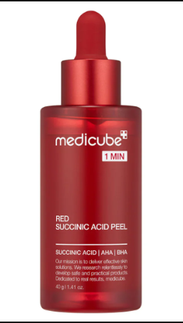 MEDICUBE 1 MIN RED ACNE SUCCINIC ACID PEEL 40GM
