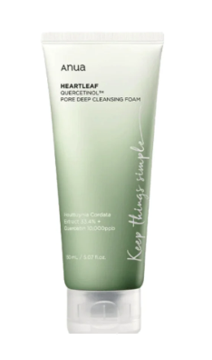 ANUA HEARTLEAF QUERCETINOL CLEANSING FOAM 150ML