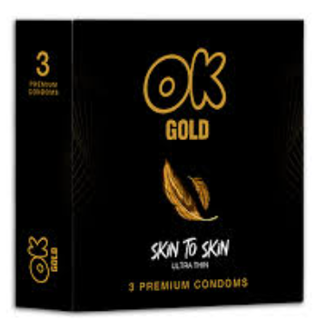 OK GOLD SKIN TO SKIN ULTRA THIN 3CONDOMS
