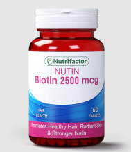 N.F NUTIN BIOTIN 2500MCG 60TAB