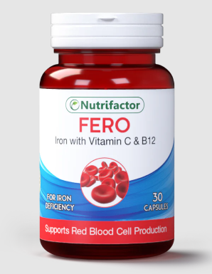 N.F FERO IRON.VIT-C.B12 30CAP